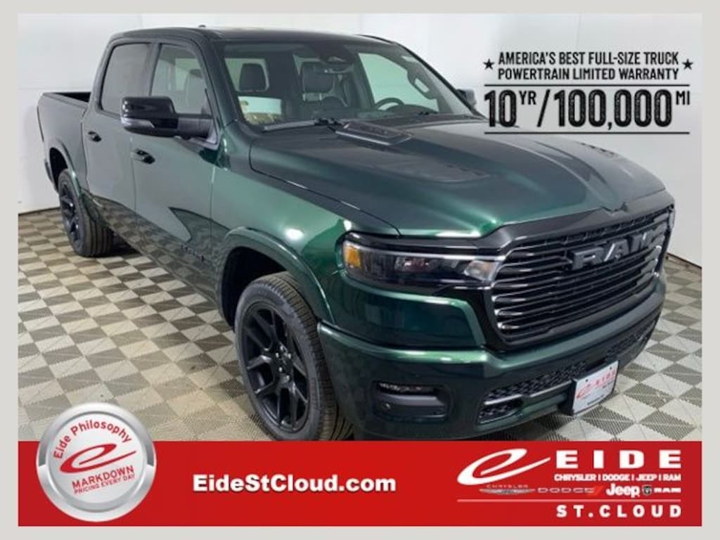 New 2026 Ram 1500 LARAMIE CREW CAB 4X4 5'7 BOX Pickup