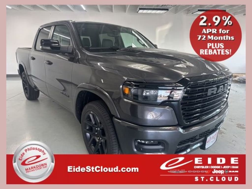 New 2026 Ram 1500 LARAMIE CREW CAB 4X4 5'7 BOX Pickup