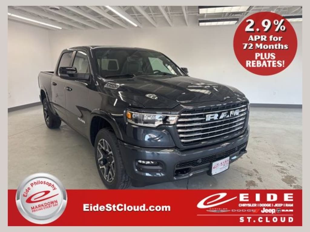 New 2026 Ram 1500 LARAMIE CREW CAB 4X4 5'7 BOX Pickup