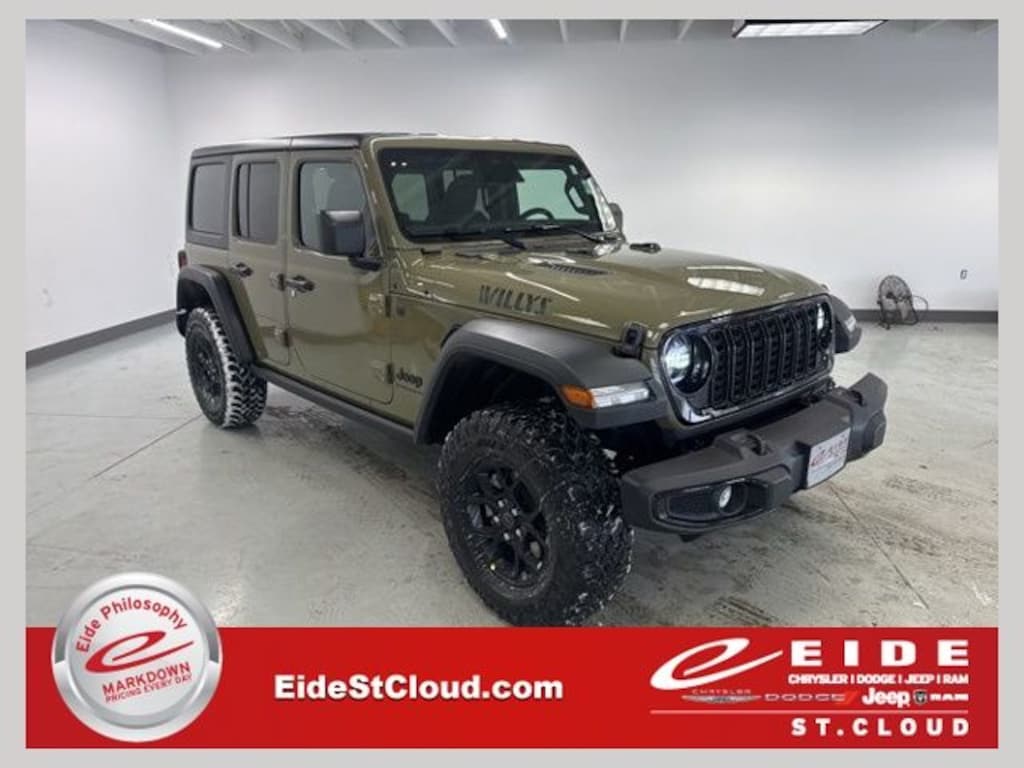New 2026 Jeep Wrangler 4-DOOR WILLYS Sport Utility