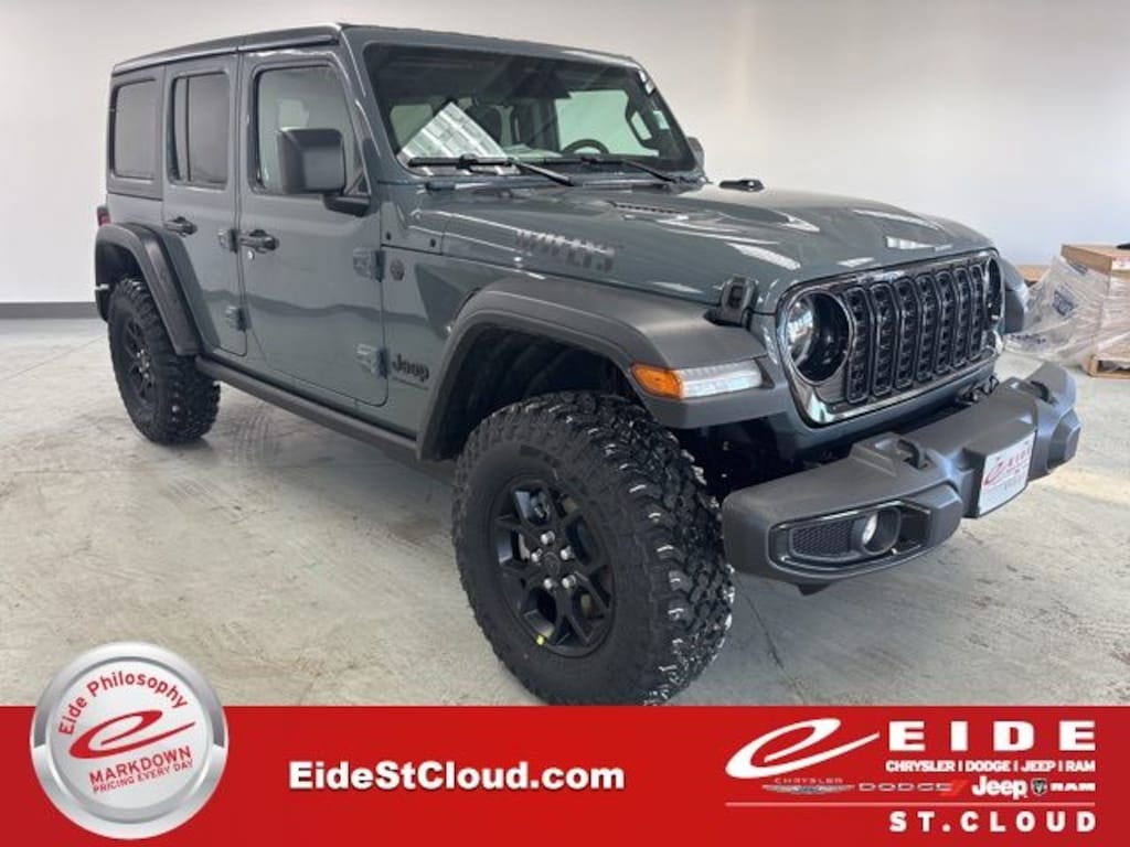 New 2026 Jeep Wrangler 4-DOOR WILLYS Sport Utility