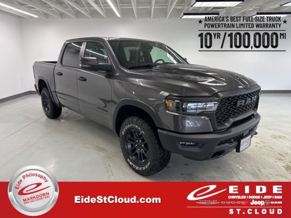 New 2026 Ram 1500 REBEL CREW CAB 4X4 5'7 BOX Pickup