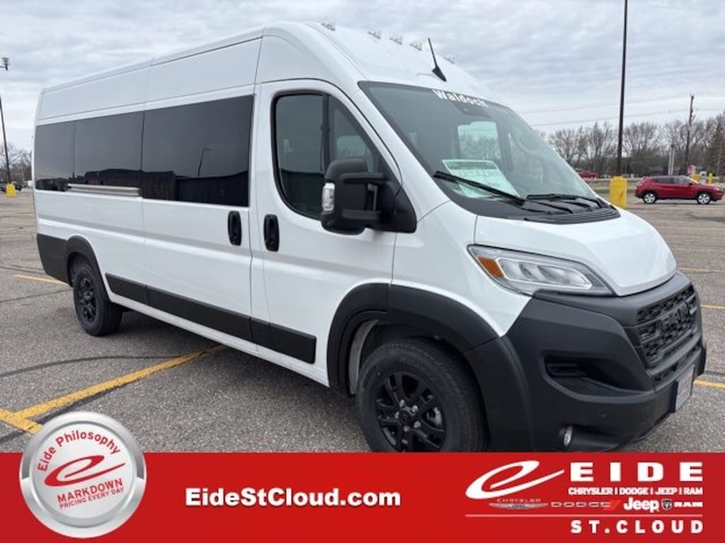 New 2024 Ram ProMaster PROMASTER 3500 SLT+ WINDOW VAN HIGH ROOF 159' WB E Cargo Van