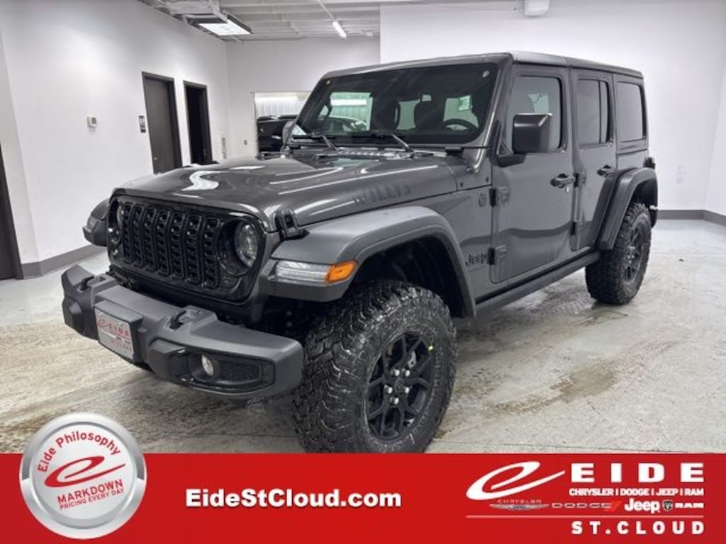 New 2026 Jeep Wrangler 4-DOOR WILLYS Sport Utility