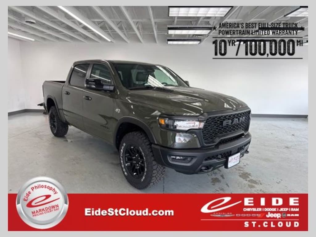 New 2026 Ram 1500 REBEL CREW CAB 4X4 5'7 BOX Pickup