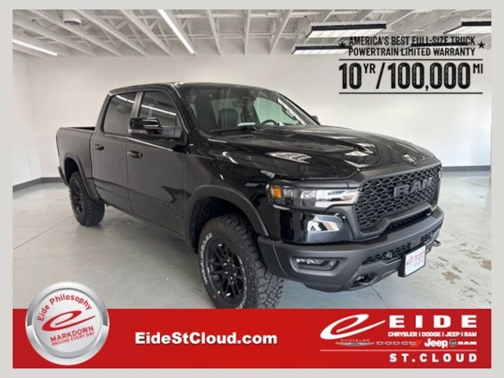 New 2026 Ram 1500 REBEL CREW CAB 4X4 5'7 BOX Pickup