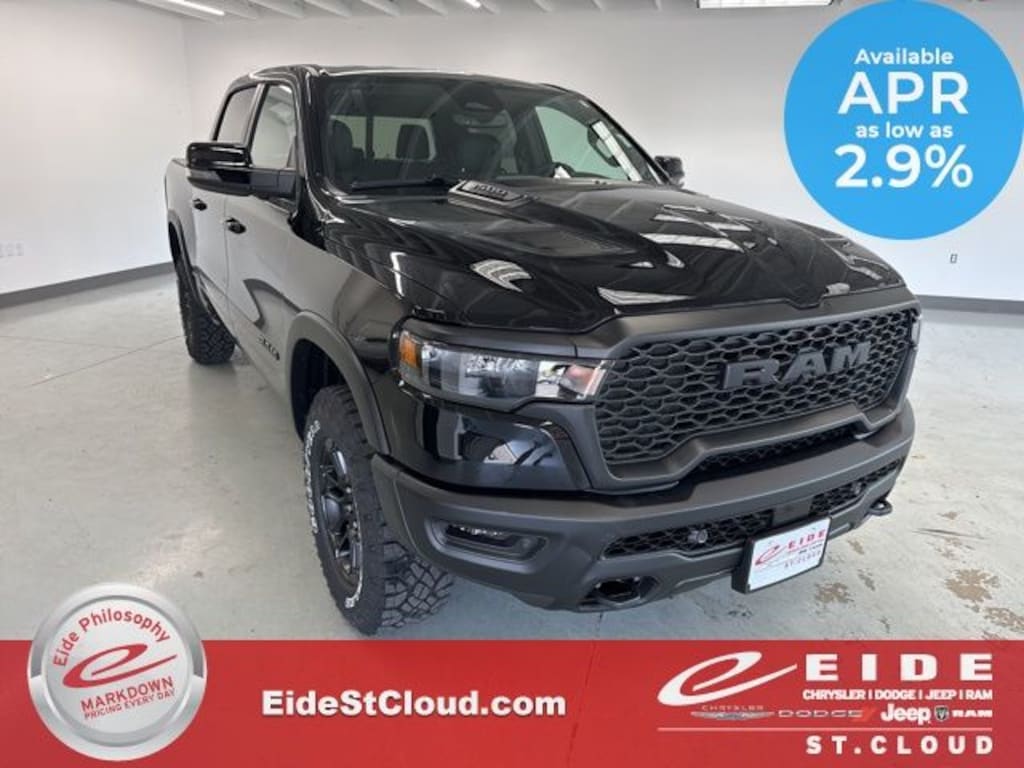 New 2026 Ram 1500 REBEL CREW CAB 4X4 5'7 BOX Pickup