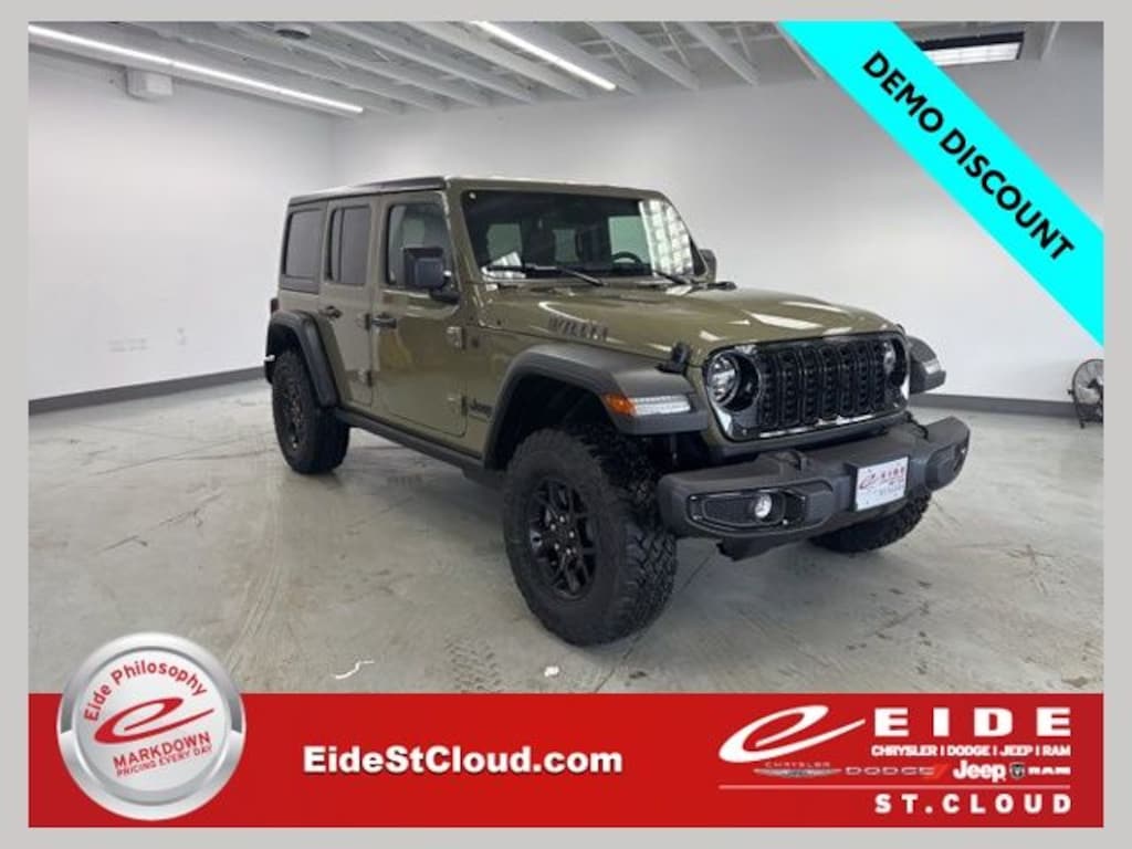 New 2026 Jeep Wrangler 4-DOOR WILLYS Sport Utility