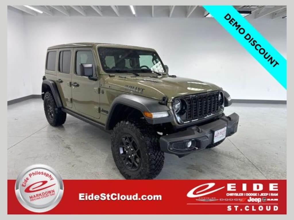 New 2026 Jeep Wrangler 4-DOOR WILLYS Sport Utility