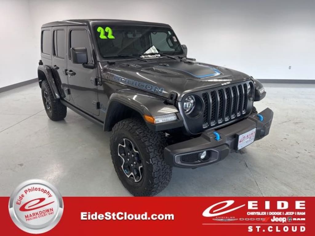 Used 2022 Jeep Wrangler Unlimited Rubicon 4xe SUV