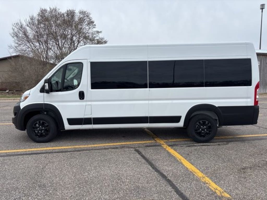 New 2024 Ram ProMaster PROMASTER 3500 SLT+ WINDOW VAN HIGH ROOF 159' WB E Cargo Van