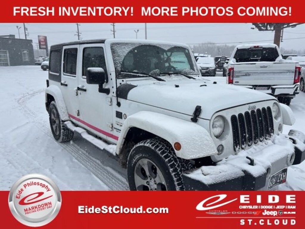 Used 2017 Jeep Wrangler Unlimited Sahara SUV