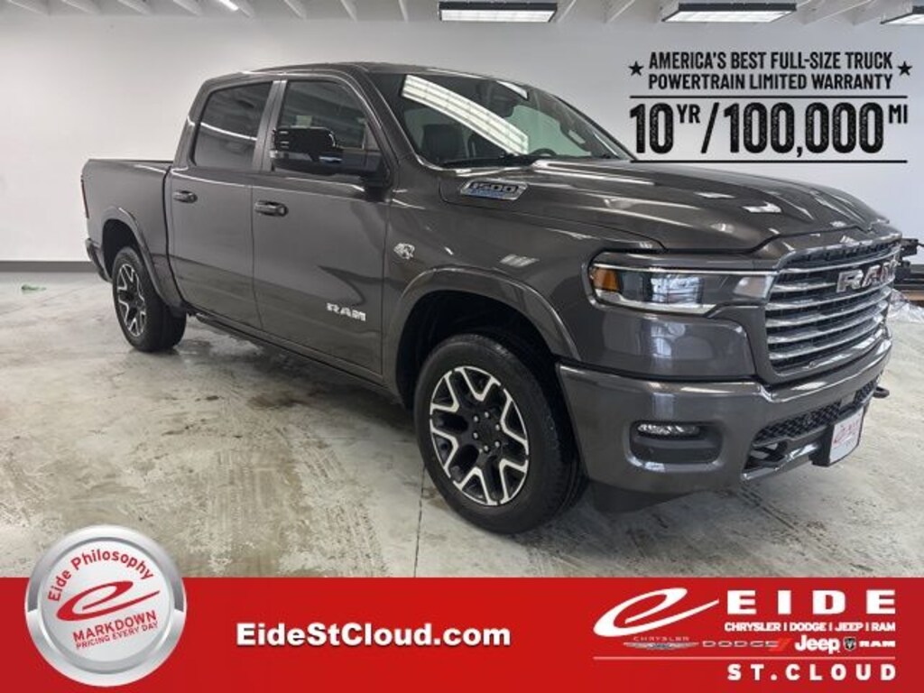 New 2026 Ram 1500 LARAMIE CREW CAB 4X4 5'7 BOX Pickup