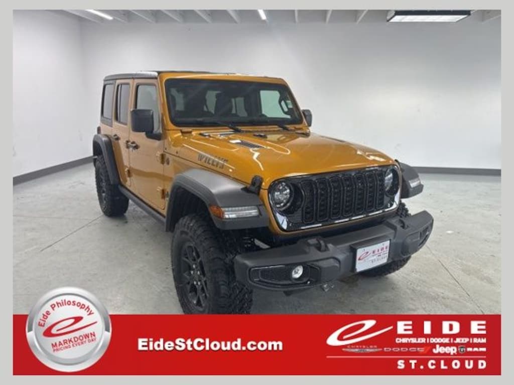 New 2026 Jeep Wrangler 4-DOOR WILLYS Sport Utility