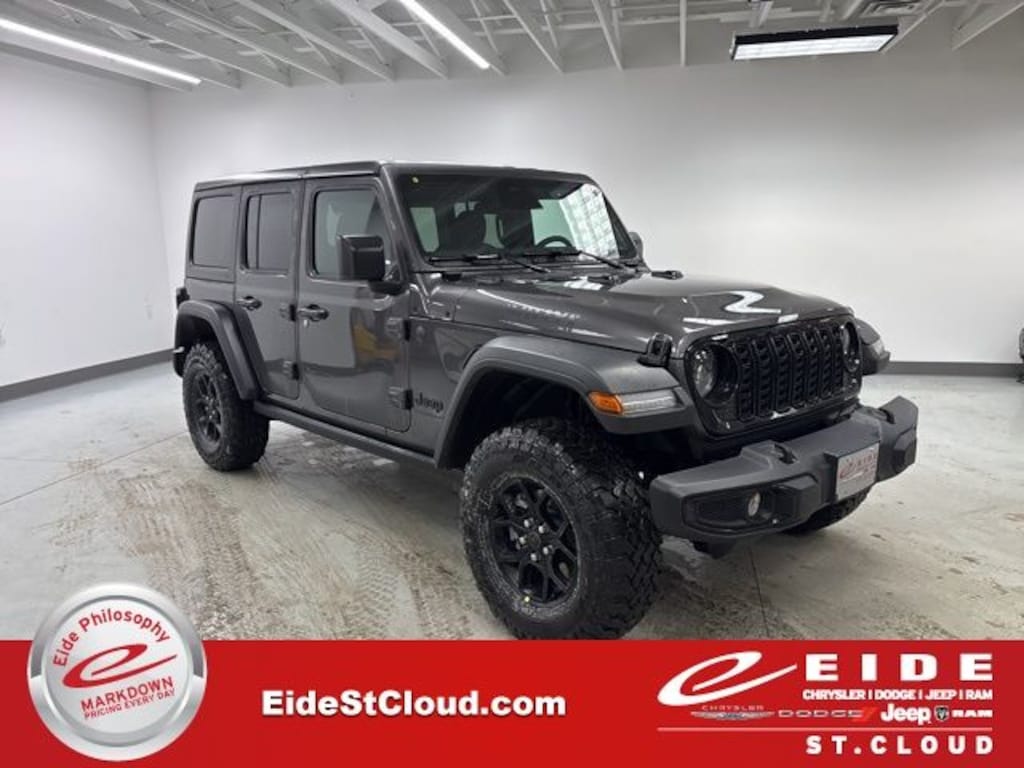 New 2026 Jeep Wrangler 4-DOOR WILLYS Sport Utility