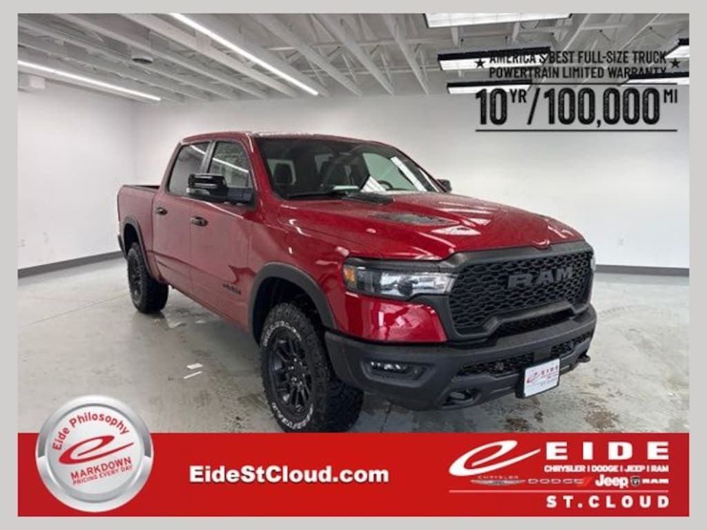 New 2026 Ram 1500 REBEL CREW CAB 4X4 5'7 BOX Pickup