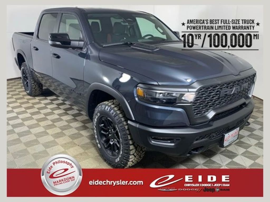 New 2026 Ram 1500 REBEL CREW CAB 4X4 5'7 BOX Pickup