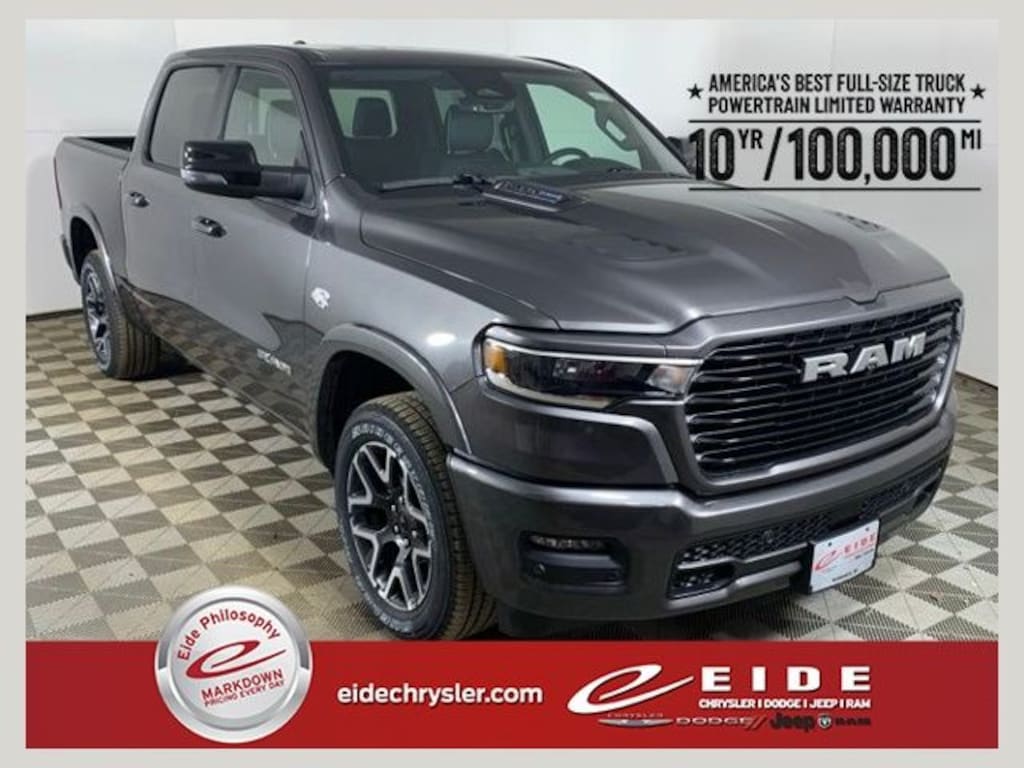 New 2026 Ram 1500 LARAMIE CREW CAB 4X4 5'7 BOX Pickup