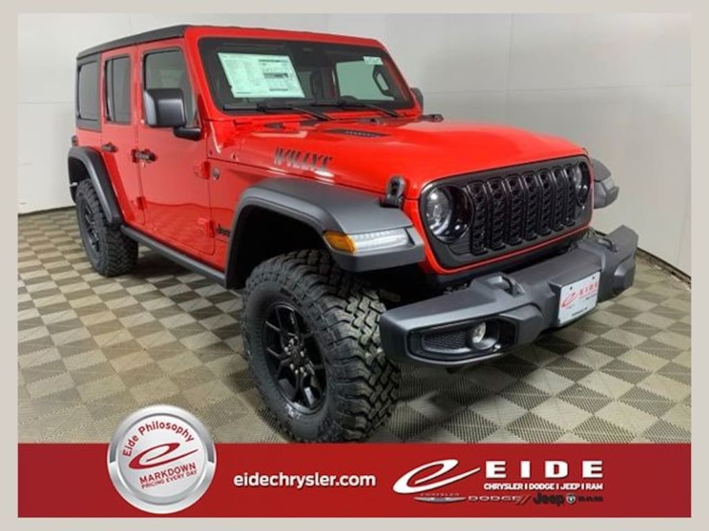New 2026 Jeep Wrangler 4-DOOR WILLYS Sport Utility