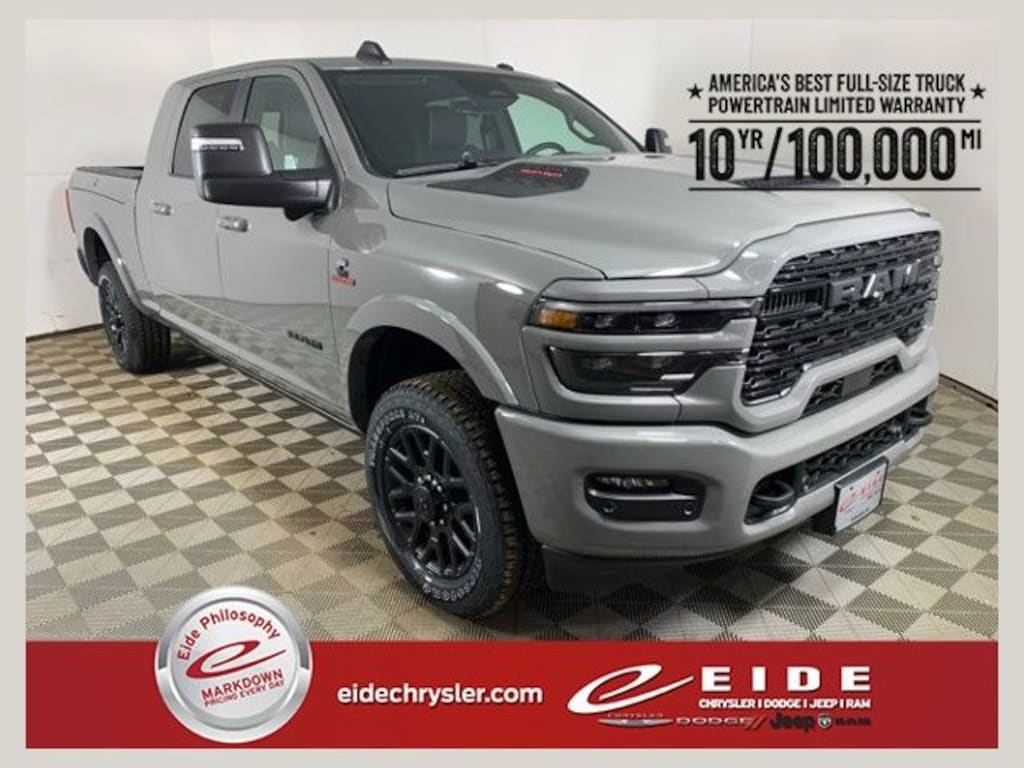 New 2026 Ram 3500 LIMITED MEGA CAB 4X4 6'4 BOX Pickup