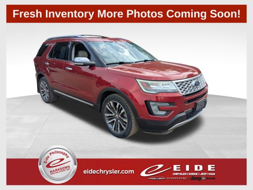Used 2017 Ford Explorer Platinum SUV