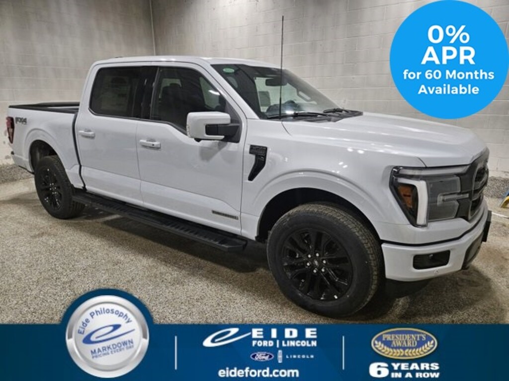 New 2025 Ford F-150 Lariat Black Appearance Truck SuperCrew Cab