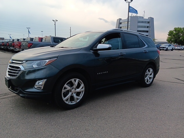 Certified 2019 Chevrolet Equinox Premier with VIN 3GNAXXEV2KS603418 for sale in Bismarck, ND