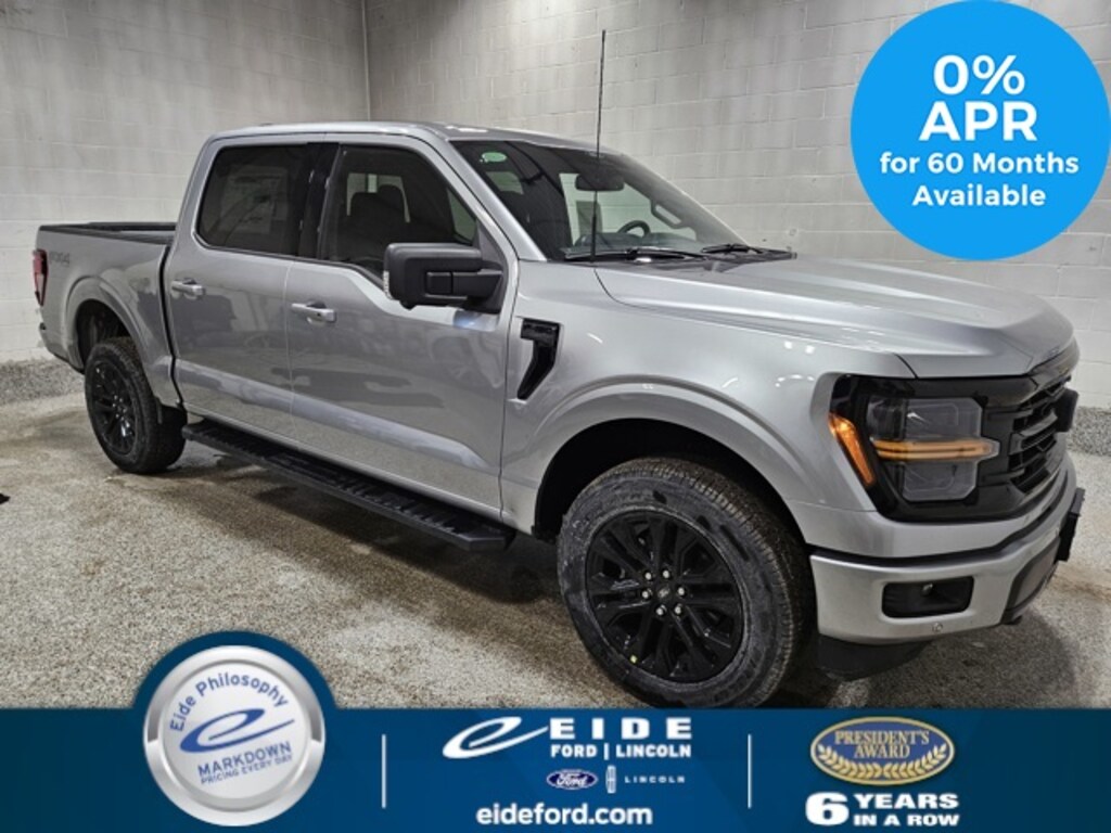 New 2025 Ford F-150 XLT Black Appearance Plus Truck SuperCrew Cab