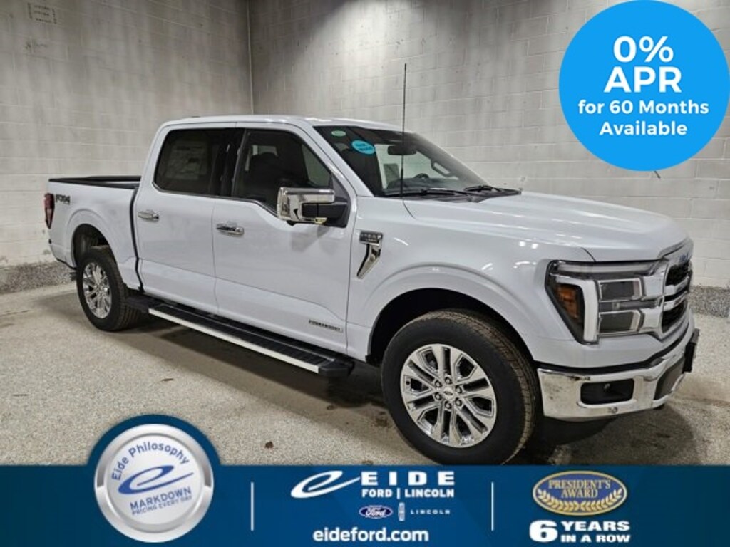 New 2025 Ford F-150 Lariat Chrome Truck SuperCrew Cab