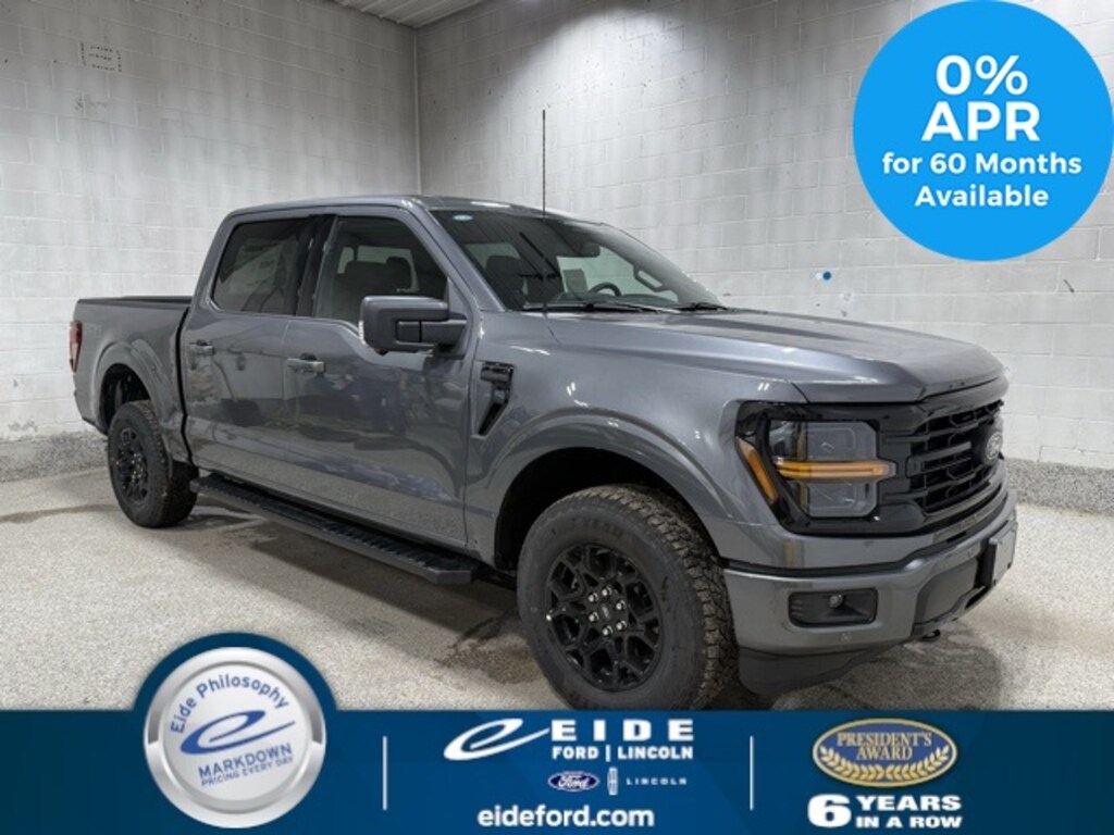 New 2025 Ford F-150 XLT Black Appearance Truck SuperCrew Cab