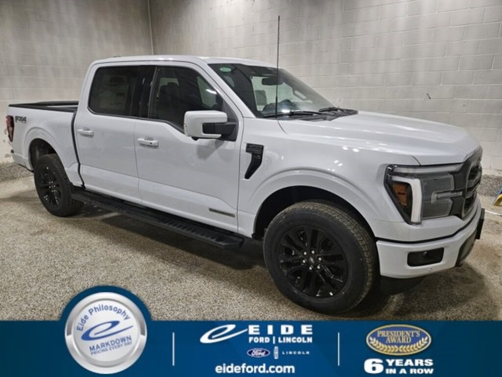 New 2025 Ford F-150 Lariat Black Appearance Truck SuperCrew Cab