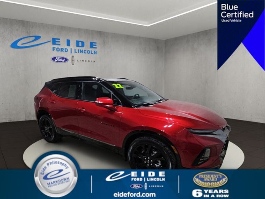 Certified 2022 Chevrolet Blazer RS SUV