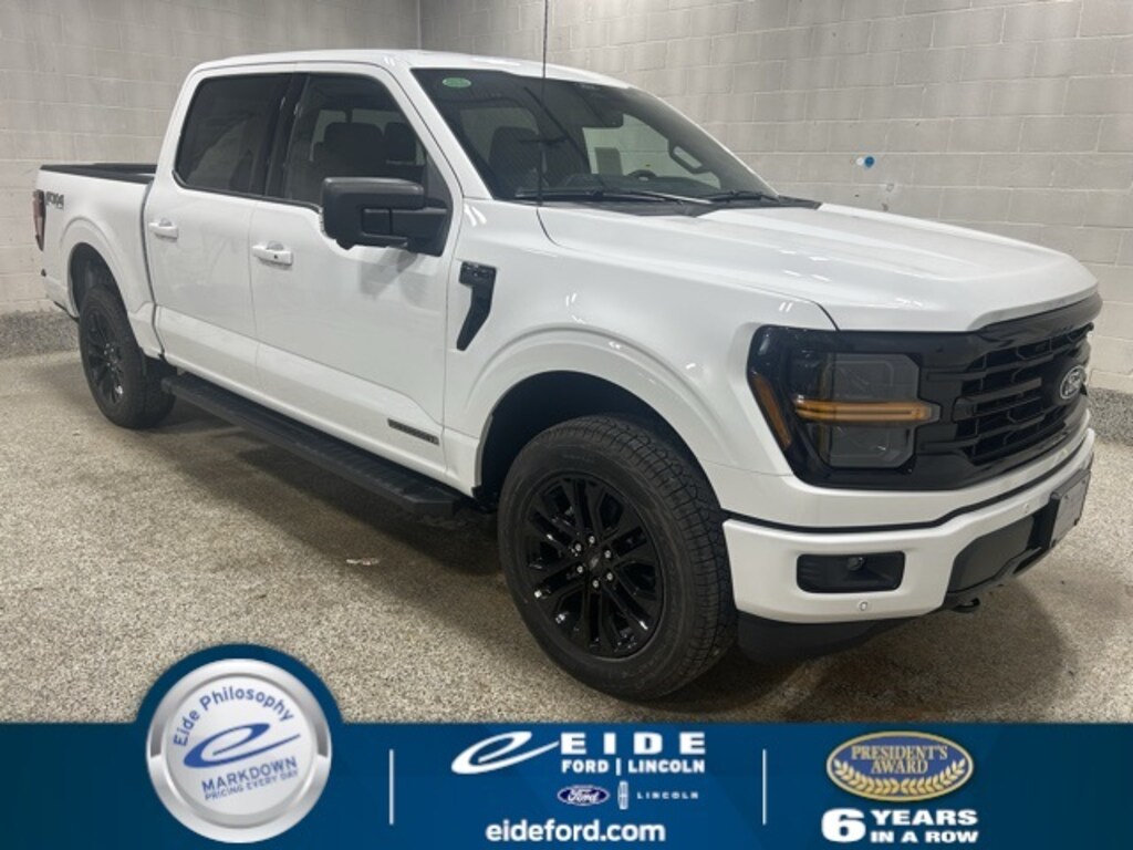 New 2025 Ford F-150 XLT Black Appearance Plus Truck SuperCrew Cab