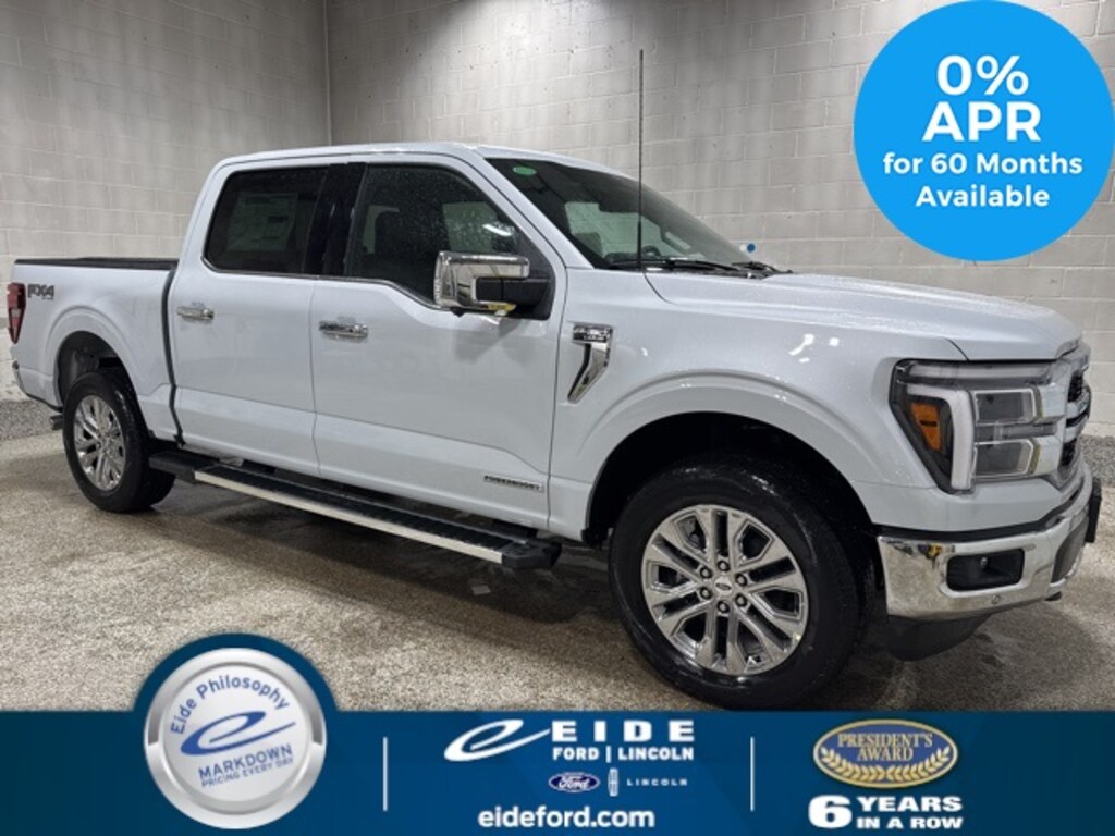 New 2025 Ford F-150 Lariat Chrome Truck SuperCrew Cab