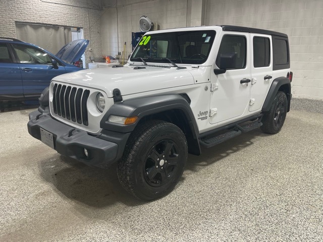 Certified 2020 Jeep Wrangler Unlimited Sport S with VIN 1C4HJXDN3LW272347 for sale in Bismarck, ND