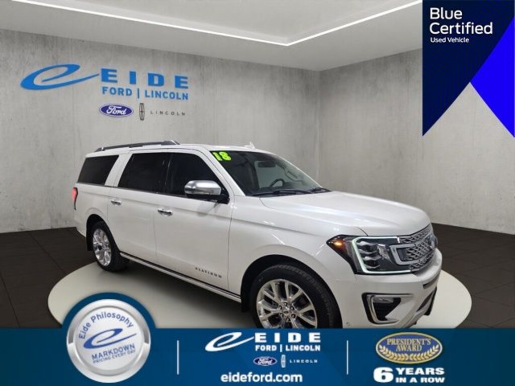 Certified 2018 Ford Expedition Max Platinum SUV