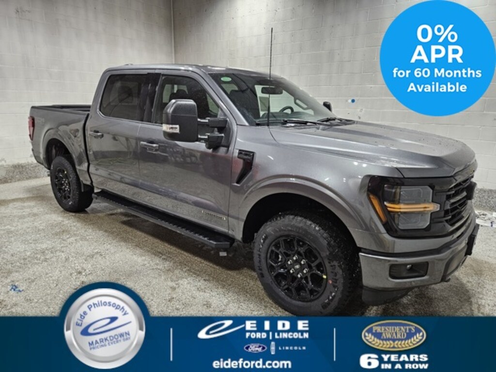 New 2025 Ford F-150 XLT Black Appearance Truck SuperCrew Cab