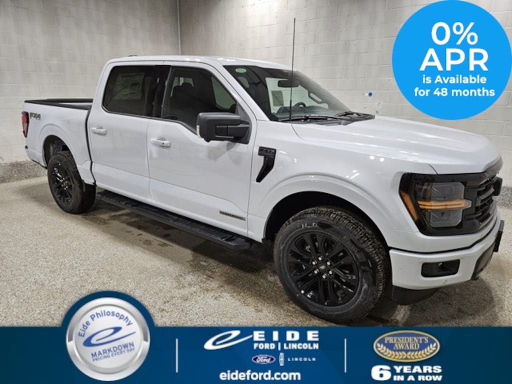 New 2025 Ford F-150 XLT Black Appearance Plus Truck SuperCrew Cab