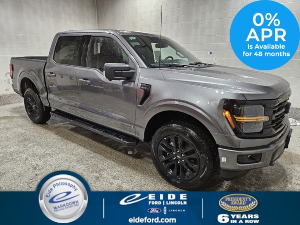 New 2025 Ford F-150 XLT Black Appearance Plus Truck SuperCrew Cab