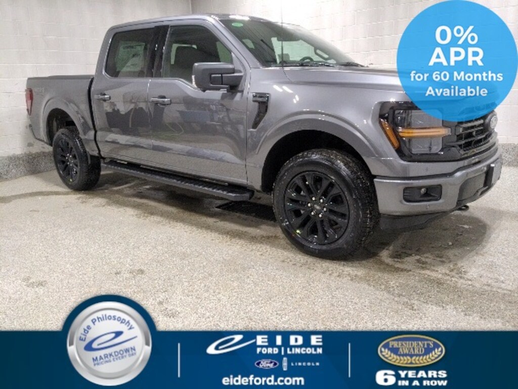New 2025 Ford F-150 XLT Black Appearance Plus Truck SuperCrew Cab