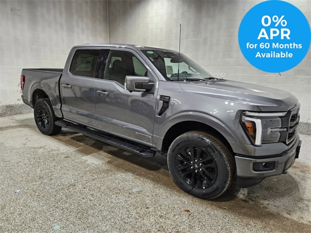 New 2025 Ford F-150 Lariat Black Appearance Truck SuperCrew Cab