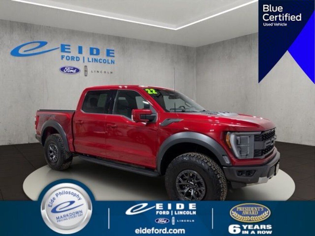 Certified 2022 Ford F-150 Raptor 37 Package Truck