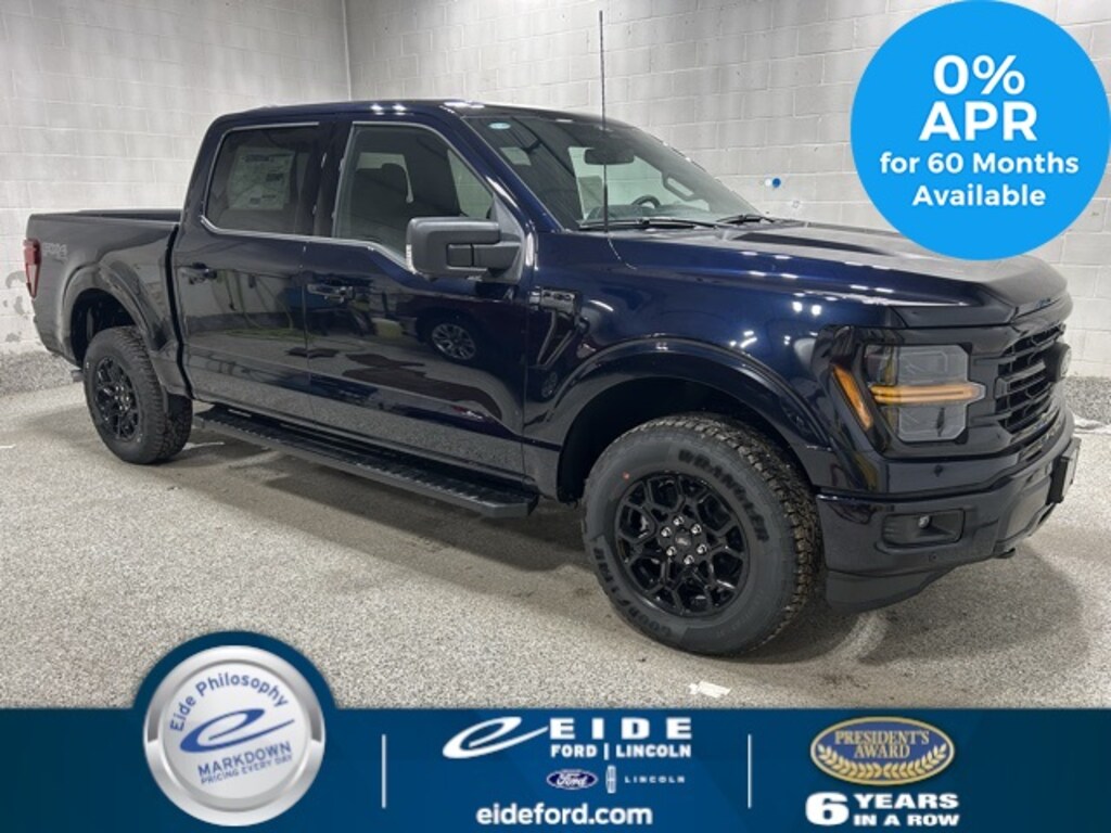 New 2025 Ford F-150 XLT Black Appearance Truck SuperCrew Cab