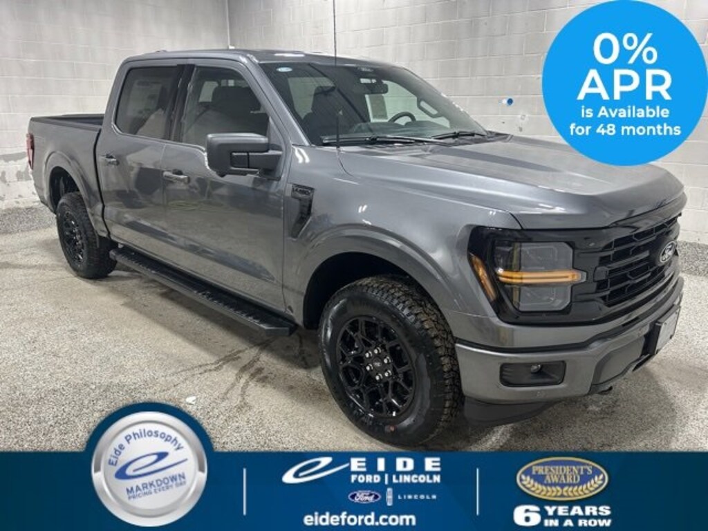 New 2025 Ford F-150 XLT Black Appearance Truck SuperCrew Cab