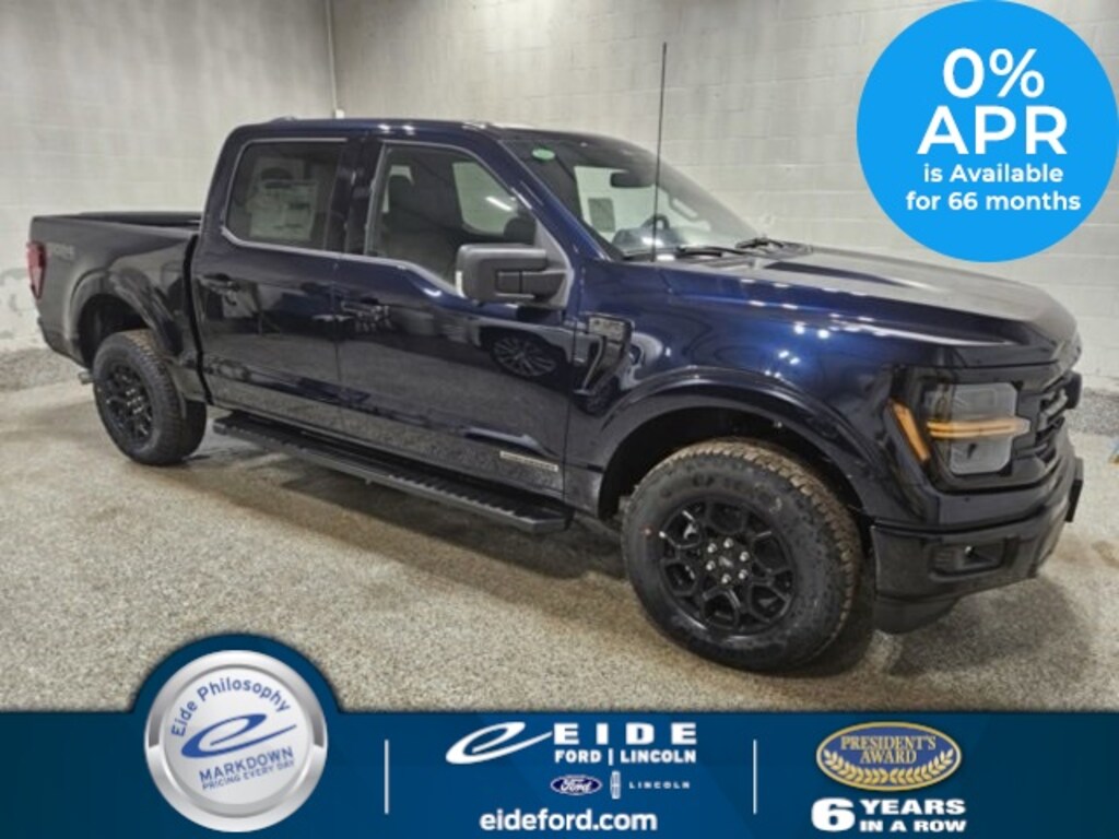 New 2025 Ford F-150 XLT Black Appearance Truck SuperCrew Cab