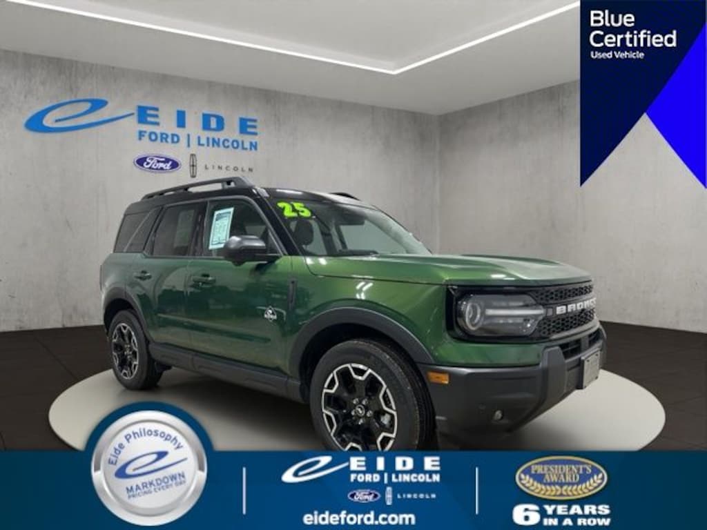 Certified 2025 Ford Bronco Sport Outer Banks SUV