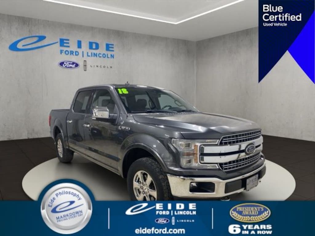 Certified 2018 Ford F-150 Lariat Truck