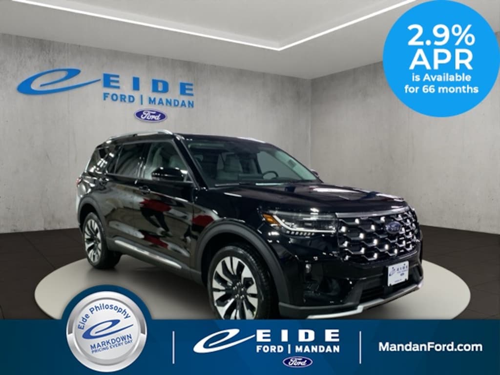 New 2025 Ford Explorer Platinum SUV