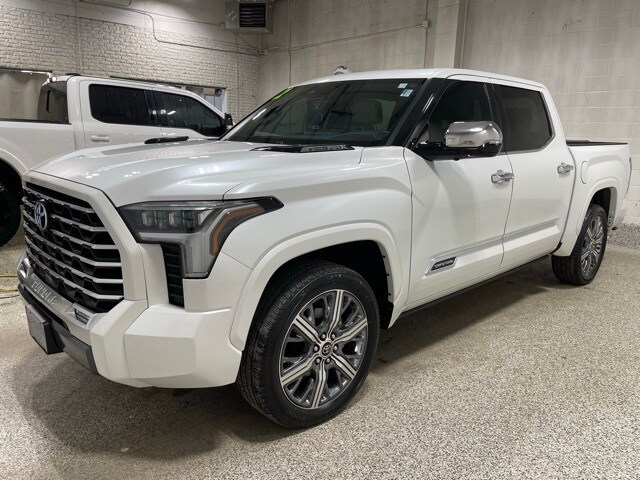 Certified 2022 Toyota Tundra Capstone with VIN 5TFVC5DBXNX004349 for sale in Bismarck, ND