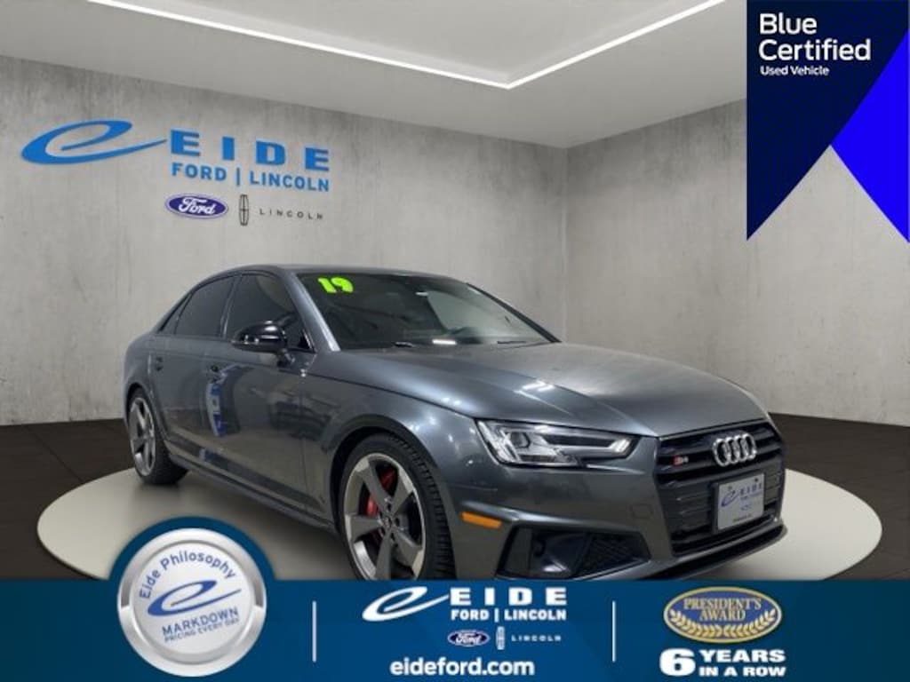 Certified 2019 Audi S4 3.0T Premium Plus Sedan